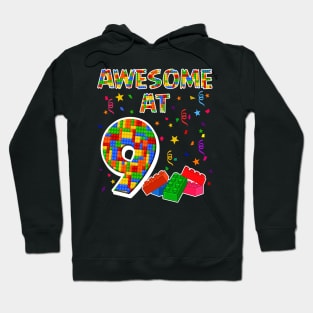 Birthday Gift For Kids 9 Years Old Building Blocks Hoodie